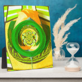 Goldene Eleganz: Schöne Afrikanische Gelbe Rose Fotoplatte (Seite)