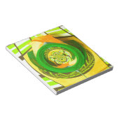 Goldene Eleganz: Schöne Afrikanische Gelbe Rose Notizblock (angewinkelt)