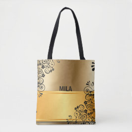 Goldene Eleganz Tasche