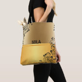 Goldene Eleganz Tasche (Von Nahem)