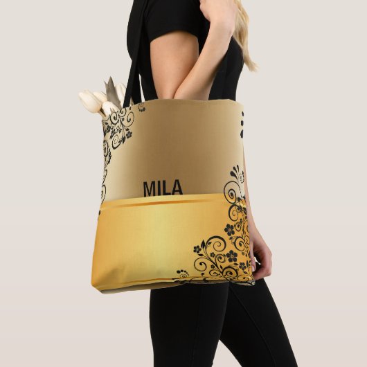Goldene Eleganz Tasche (Von Nahem)