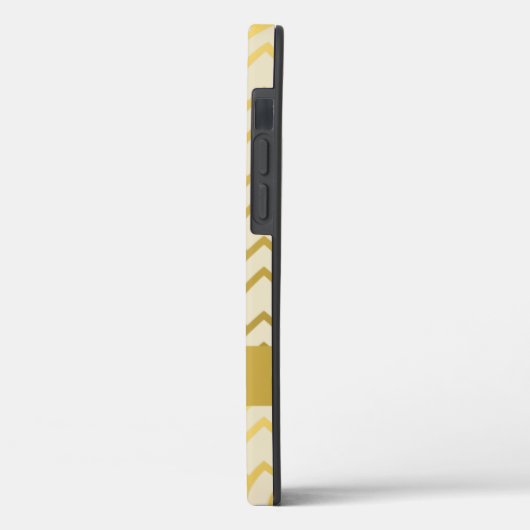 Goldene Elfenbeinkunst Deko Geometrisches Muster p Case-Mate iPhone Hülle (Rückseite / Links)