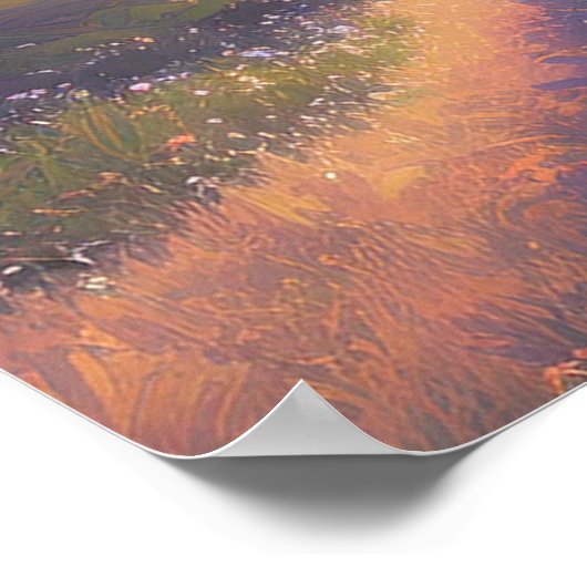 Goldene Embrace Poster (Ecke)