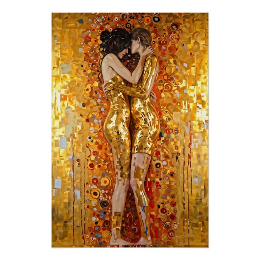 "Goldene Embrace" Wertvoll und unverkennbar Poster (Vorderseite)