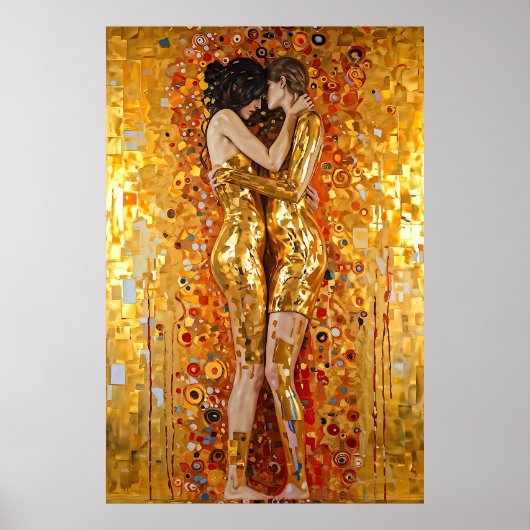 "Goldene Embrace" Wertvoll und unverkennbar Poster (Vorne)