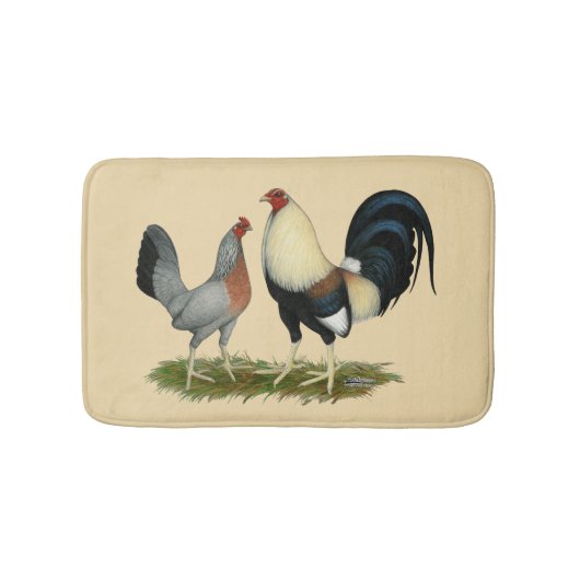 Goldene Enckwing Chickens Badematte (Vorderseite)