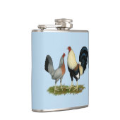 Goldene Enckwing Chickens Flachmann (Rechts)