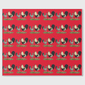 Goldene Enckwing Chickens Geschenkpapier (Flach)