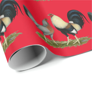 Goldene Enckwing Chickens Geschenkpapier
