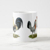 Goldene Enckwing Chickens Jumbo-Tasse (Vorderseite)
