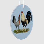 Goldene Enckwing Chickens Ornament (Vorderseite)