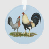 Goldene Enckwing Chickens Ornament (Rückseite)