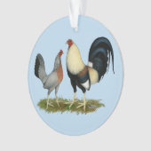 Goldene Enckwing Chickens Ornament (Vorderseite)