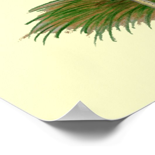 Goldene Enckwing Chickens Poster (Ecke)