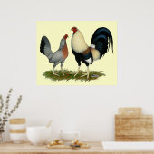 Goldene Enckwing Chickens Poster (Küche)