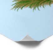 Goldene Enckwing Chickens Poster (Ecke)