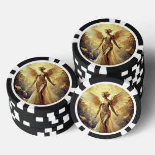 Goldene Engel Poker Chips