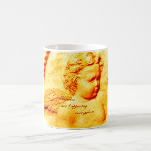 Goldene Engels-Tasse Kaffeetasse (Mittel)