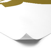 Goldene Engelsflügel Poster (Ecke)