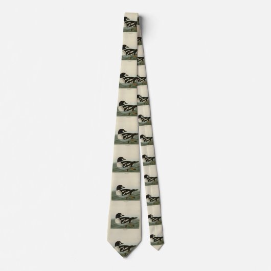 Goldene Ente von Audubon's Birds of America Krawatte (Vorderseite)