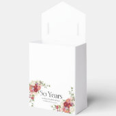 "Goldene Erinnerungen: 50 Jahre Liebe feiern" Geschenkschachtel (Offen)