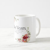 "Goldene Erinnerungen: 50 Jahre Liebe feiern" Kaffeetasse (VorderseiteRechts)