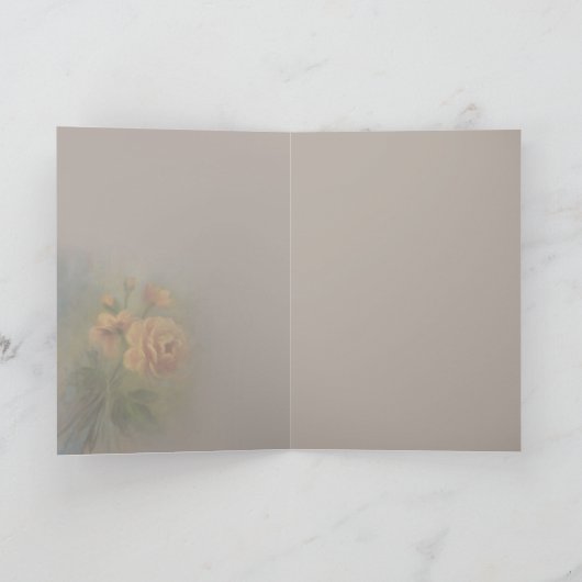 Goldene Erinnerungen Dankeskarte (Innenseite)