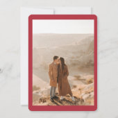 "Goldene Erinnerungen: Feiern 25 Jahre Liebe" Einladung (Rückseite)