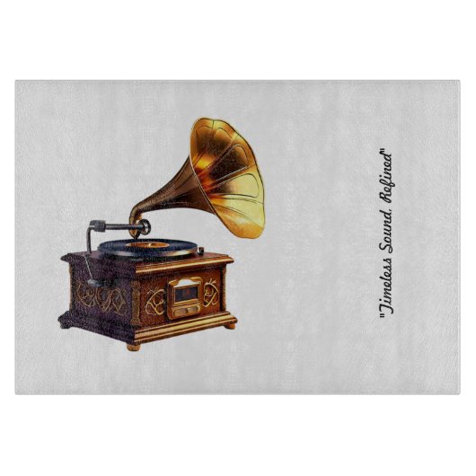 "Goldene Erinnerungen" Schneidebrett (Vorderseite)