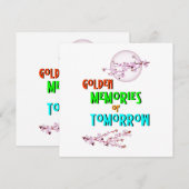 Goldene Erinnerungen von morgen blühen Mond Sakura (Vorne/Hinten)