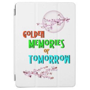 Goldene Erinnerungen von morgen blühen Mond Sakura iPad Air Hülle