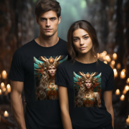 Goldene Ermächtigung: Norse Viking Goddess Freyja T-Shirt