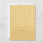 Goldene Ernte-Einladung Einladung (Rückseite)
