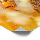 Goldene Ernte: Makrobiene im Blut Poster (Ecke)