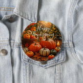 Goldene Ernte Thanksgiving Button (Beispiel)