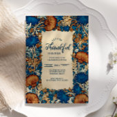 Goldene Erntedank Einladung