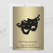 Goldene Eröffnungsnacht Einladung (Rückseite)