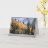 Goldene Espen mit John Muir-Zitat Karte (Gelbe Blume)