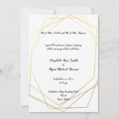 Goldene Eukalyptus-Blätter Woodland Einladung (Rückseite)