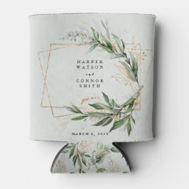 Goldene Eukalyptus Elegant Moss Wedding Dosenkühler