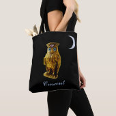 Goldene Eule & Halbmond Tasche (Von Nahem)