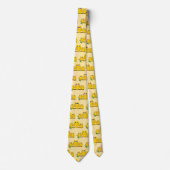 Goldene Eulen Design Jeder Farbige Hintergrund Krawatte (Vorderseite)