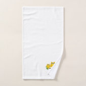 Goldene Eulen Design Monogramm Badhandtuch Set (Handtuch)