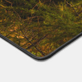 Goldene europäische Lärche in Herbstfarben Schreibtischunterlage (Ecke)