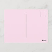 Goldene Eyelashes gürtelförmige Glitzer Postkarte (Rückseite)