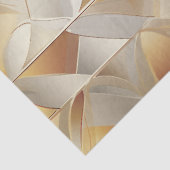 Goldene Facetten-Geschenkpapier Seidenpapier (Ausschnitt)