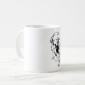 Goldene Fahrt durch das Herbstlicht Kaffeetasse (Vorderseite Links)