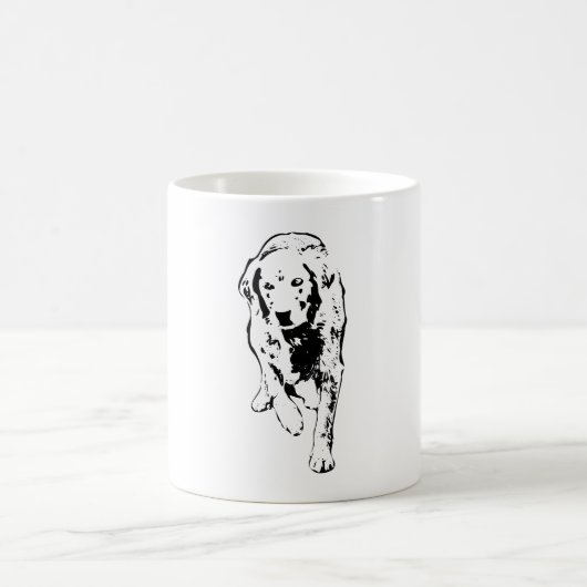 Goldene Fahrt durch das Herbstlicht Kaffeetasse (Mittel)