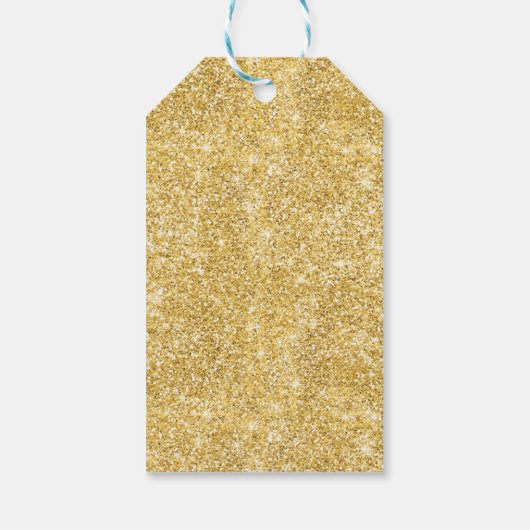 Goldene Familie Frohe Weihnachten Holly Glitzer Geschenkanhänger (Rückseite)