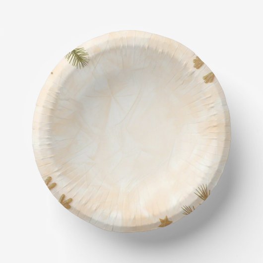 "Goldene Fantasie" Pappteller (Vorderseite)